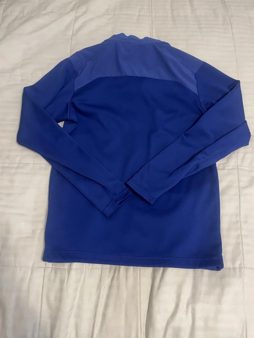 Nike Royal and Light Blue Quarter-Zip Pullover